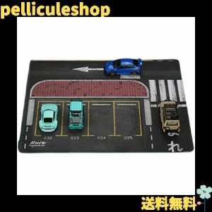 ARCADORA 1/64駐車場マウスパッドマットモデルカービークルシーンディスプレイ大型ガレージ玩具