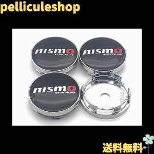 nismo 日産 ホイールセンターキャップハブキャップ ホイールカバー センターキャップ バッジ エンブレムステッカー 60mm 4個セット[並行