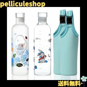 TDN 結婚祝い ペアグラス 水筒 500ml 水筒カバー 結婚記念日 プレゼント 夫婦 タイムマーカー ウォーターボトル カップル ペアグラス ス