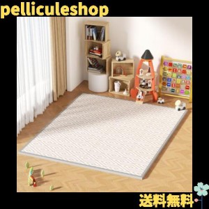 GruFini プレイマット 赤ちゃん 折りたたみ 200×150×2cm 厚手 安全検査済み ベビーマット 防水 防音 ベビープレイマット 滑り止め おし