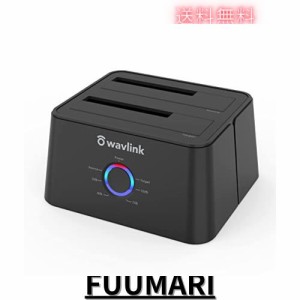 WAVLINK HDDスタンド mac Ｍ1対応 USB 3.0 SATA 2.5/3.5インチHDD SSD SATA対応のオフラインクローン/バックアップ機能を備えたデュアル