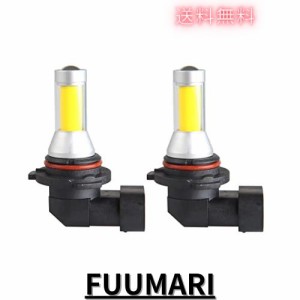 LEDフォグランプ HB4 黄色 イエロー-ポーペ(POOPEE) 35W 800LM 12V/24V兼用 無極性 COBチップ360°発光 高輝度 2個セット