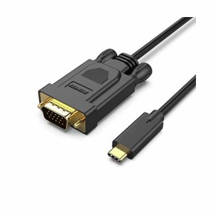 BENFEI 1.8m USB C - VGA ケーブル、USB Type-C - VGA ケーブル [Thunderbolt 3/4 互換] iPhone 15 Pro/Max、MacBook Pro/Air 2023、iPad