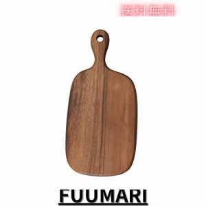 musowood 洋風まな板 木製まないた 取っ手付カッティングボード キッチン料理器具 パン果物盛り 38.5*18.5*2cm アカシア天然木無垢材製