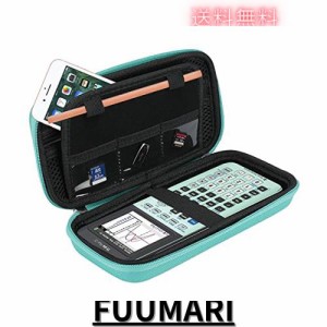 ProCase [電卓用] EVA ハードケース 防水 衝撃吸収 トラベル収納ポーチ 適用機種：Texas Instruments Ti-84 Plus グラフ電卓 - ミント