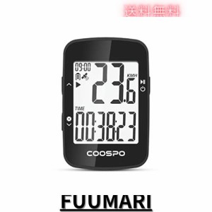 COOSPO サイクルコンピュータ GPS サイコン 無線 サイクリングコンピュータ ワイヤレス 自転車スピードメーター バッテリー内臓 アプリ対