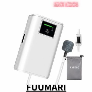 エアーポンプ 釣り/水槽 ポンプ USB充電 3350mAh電池内蔵 消音30db 携帯式 酸素提供ポンプ (二つエアー吐出口) 連続25時間 間欠モードで