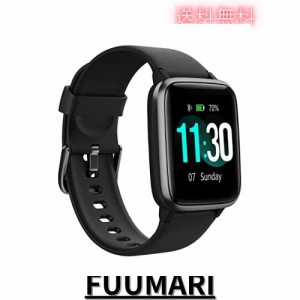 GanRiver スマートウォッチ 万歩計 腕時計型 レディース iphone アンドロイド対応 Smart Watch Women HD画面 長持ちバッテリー 多種類運