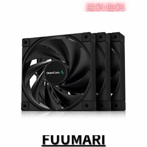 DEEPCOOL FK120 3IN1, 高性能 4ピン PWM FDB ファン, PCケースファン. デスクトップ対応