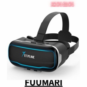 TECKLINE VRゴーグル スマホ用 ヘッドマウントディスプレイ VR ゴーグル 3D メガネ スマホ DMM VR動画 PMMA非球面光学レンズ 1080P 120°