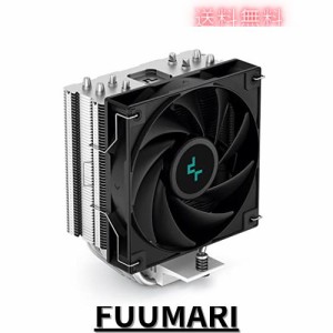 DeepCool AG400 CPUクーラー220W TDP 6mm X 4ニッケルメッキ銅熱パイプ120mmファンPWM 2000RPM 75.89CFM LGA1700/1200/1151/1150/1155 AM