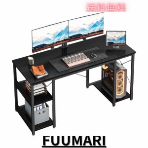 ODK パソコンデスク ゲーミングデスク 机 pcデスク 幅120cm ラック付きデスク CPUシェルフ付き desk ?子 ？？? ワークデスク ゲームデス