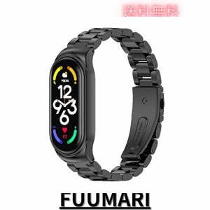 MIJOBS Xiaomi Mi Smart Band 7 スマートバンド 6 替えバンド Mi Band 5/4/3バンド 交換用 腕時計 リストバンド レディース メンズ