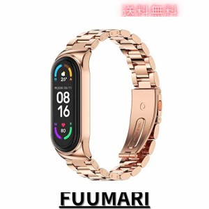 MIJOBS Xiaomi Mi Smart Band 7 スマートバンド 6 替えバンド Mi Band 5/4/3バンド 交換用 腕時計 リストバンド レディース メンズ