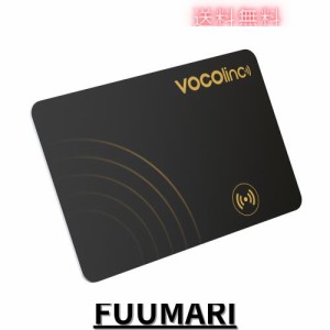 VOCOlinc 紛失防止タグ カード 超薄(1.6mm) 紛失防止トラッカー (iOSのみ対応) 忘れ物防止 タグ スマートタグ Bluetooth トラッカー アイ