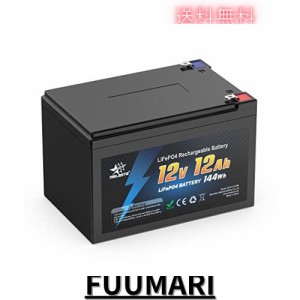 Melasta 12V 12Ah 鉛蓄電池代替用 LiFePO4 リン酸鉄リチウムイオン バッテリー 5000+サイクル 最大1C出力 BMS内蔵 ソーラー/風力蓄電 キ