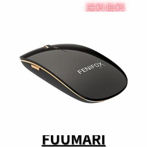 Bluetooth マウス, FENIFOX 無線 マウス ワイヤレス 静音小型薄型 携帯 人間工学 音がしない 光学式 Mouse Laptop Computer PC Mac 用 - 