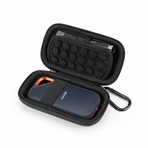 Yinke ケース SanDisk SSD/SanDiskポータブルSSD Portable Extreme PRO外付に対応 サンディスク 専用保護収納携帯用（ブラック）