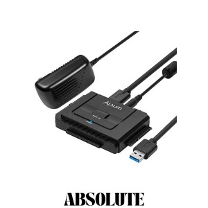 Alxum IDE SATA 変換アダプタ 両方対応 USB-A IDE USB変換ケーブル 2.5/3.5インチHDD SSD 光学ドライブに対応 ハードディスク変換アダプ