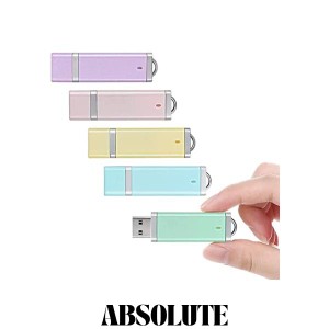 USBメモリ 1GB USB2.0 5個セット KOOTION USBメモリ・フラッシュドライブ キャップ式 コンパクト 軽量 超高速データ転送 大容量 読取り最