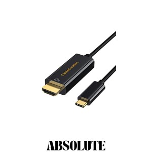 USB Type-C HDMI 変換ケーブル,CableCreation 4K USB-C HDMI ケーブル Thunderbolt 3 スマホとテレビ 繋ぐケーブル ミラーリング ケーブ