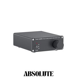 Fosi Audio V1.0 オーディオアンプ2チャンネル ステレオHiFiデジタルアンプ パワーアンプ TPA3116ミニ クラスDアンプ 50 W*2 ホームスピ