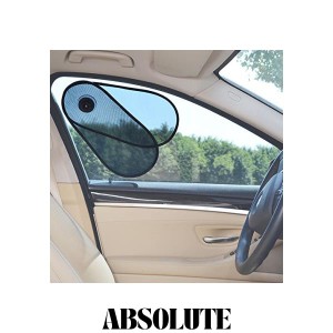 WANPOOL 通用的 車用 回転できる 断熱 日よけ 吸盤付きサンシェード フロントサイドに手すりがあるフロントガラス用