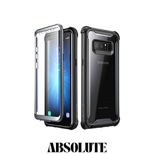 i-BLASON Samsung Galaxy Note 8 ケース [ SCV37/ SC-01K ] 液晶画面フィルム付き 全面保護 クリアケース [Ares Series]