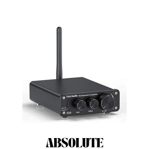 Fosi Audio BT10A Bluetooth 5.0 アンプ ステレオアンプ 50W x2 HI-FI小型高低音 2チャンネル デジタル クラスD レシーバーベース パッシ
