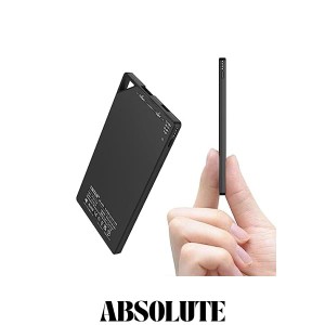 TNTOR モバイルバッテリー 軽量 小型 超薄 6mm 5000mAh スマホ充電器 持ち運び便利 iPhone 13/SE 第3世代/12/11/XS Max/XR/X/8/7/6/Plus 