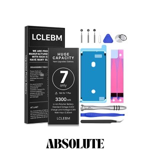 LCLEBM iPhone 7 対応 バッテリー 3300mAh 大容量 交換用 バッテリー PSE準拠 — 標準工具セット付き iPhone 7専用