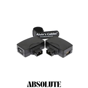 Alvin’s Cables カメラ モニター 用の 2個 D tap P tap to USB メス 5V アダプタ 変換器 コネクタ D tap オス to P tap メス 5V USBメス