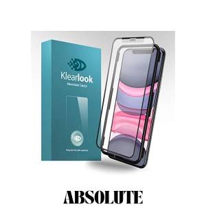 Klearlook Phone11/XR用フィルム 6.1インチ強化ガラス 「ゲーム好き人系列 全面保護」アンチグレア「滑らかな指感触・装着簡易枠付き」フ