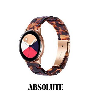 Wongeto Samsung Galaxy Watch 42mm バンド/Galaxy Watch Active2 40mm 44mm/Samsung Galaxy Watch 3 41mm ゴールド 20mm ファッション樹