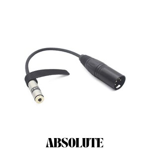 [ 4 Pin XLR 変換 3.5mm 4極 バランス メス ] 8芯銀メッキ線ハンドメイドケーブル採用変換プラグ [ 4 Pin XLR オス ] 変換 バランス ケー