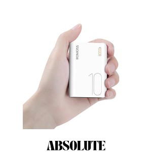 モバイルバッテリー 10000mAh ROMOSS 携帯充電器 小型 軽量 薄型 コンパクト mini ミニサイズ 2.1A急速充電 大容量 携帯充電器 スマホバ