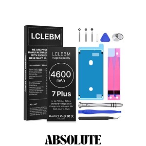 LCLEBM For iPhone 7 Plus 対応 バッテリー 4600mAh 交換用 バッテリー 互換 PSE認証済 標準工具セット付き