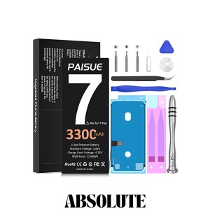 For iPhone 7 対応 バッテリー 3300mAh Psisue 大容量 交換用 バッテリー PSE 標準工具セット付き