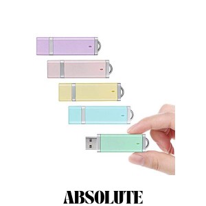 USBメモリ 32GB USB2.0 5個セット KOOTION USBメモリ・フラッシュドライブ キャップ式 コンパクト 軽量 超高速データ転送 大容量 読取り