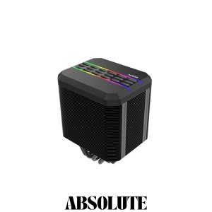 ALSEYE CPUクーラーM90、特別な隠しファン設計のARGBライトエフェクトカバー付きの空冷CPUクーラー、Intel LGA1700/115X/1200/1366および
