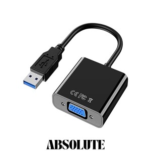 SZJUNXIAO USB 3.0 VGA変換アダプタ 1080P マルチディスプレイアダプタ プロジェクター PC HDTV 用 PC DVD HDTV用 USB3.0 to VGA 設定不