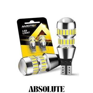 AUXITO T16 LED バックランプ 爆光 4倍明るさUP バックランプT16バックライトT16 / T15 4014 LED 42連 24ヶ月保証 12V 無極性 ホワイト 