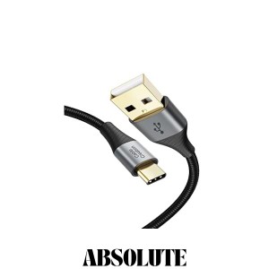 USB-タイプC充電ケーブル2M, CableCreation UAB A to USB C変換ケーブルUSB Type Cデータ転送ケーブル＆急速充電ケーブル双方向転送[二重