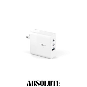 llano 65W PD充電器 (GaN 窒化ガリウム搭載/3ポートUSB-A ＆ USB-C×2/折り畳み式 USB-C急速充電器)【PD3.0対応/QC3.0対応/PPS規格対応/P