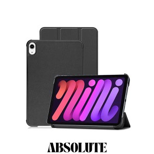 FOR iPad mini6 用の 三つ折ケース 手帳型 スマートケース マグネット内蔵 オートスリープ機能 FOR iPad mini6 用の PUレザーカバー スタ