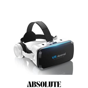 【令和5年bluetooth 版】 Aesval VRゴーグル VRヘッドセット VRヘッドマウントディスプレイ ヘッドホン付き ピント調節可5.5-7.2インチス