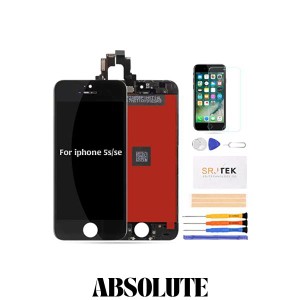 For iphone 5s /iphone se 2016 交換修理用 タッチパネル液晶パネルセット 4.0インチ フロントパネル デジタイザー LCDスクリーン 修理用