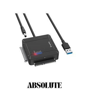 WAVLINK SATA USB3.0 変換アダプタ 2.5インチ HDD SSD/3.5インチ HDD対応 UASP対応 最大18TB USB3.0 5Gbps高速転送 自動スリープ機能 オ