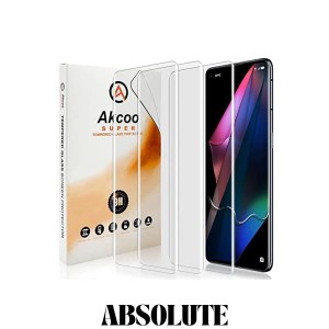 【3枚セット】OPPO Find X3 Pro フィルム 全面吸着（液体分散技術）， Akcoo 9H硬度 旭硝子製 Find X3 Pro 5G UV ガラスフィルム タッチ