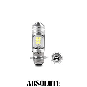 Ammtoo P15D 25-1 PH7 LEDヘッドライト バイク用 LEDバルブ Hi/Lo切替 無極性 直流 交流 兼用 9V-30V 8W 1400lm ホワイト 6000K 高輝度 